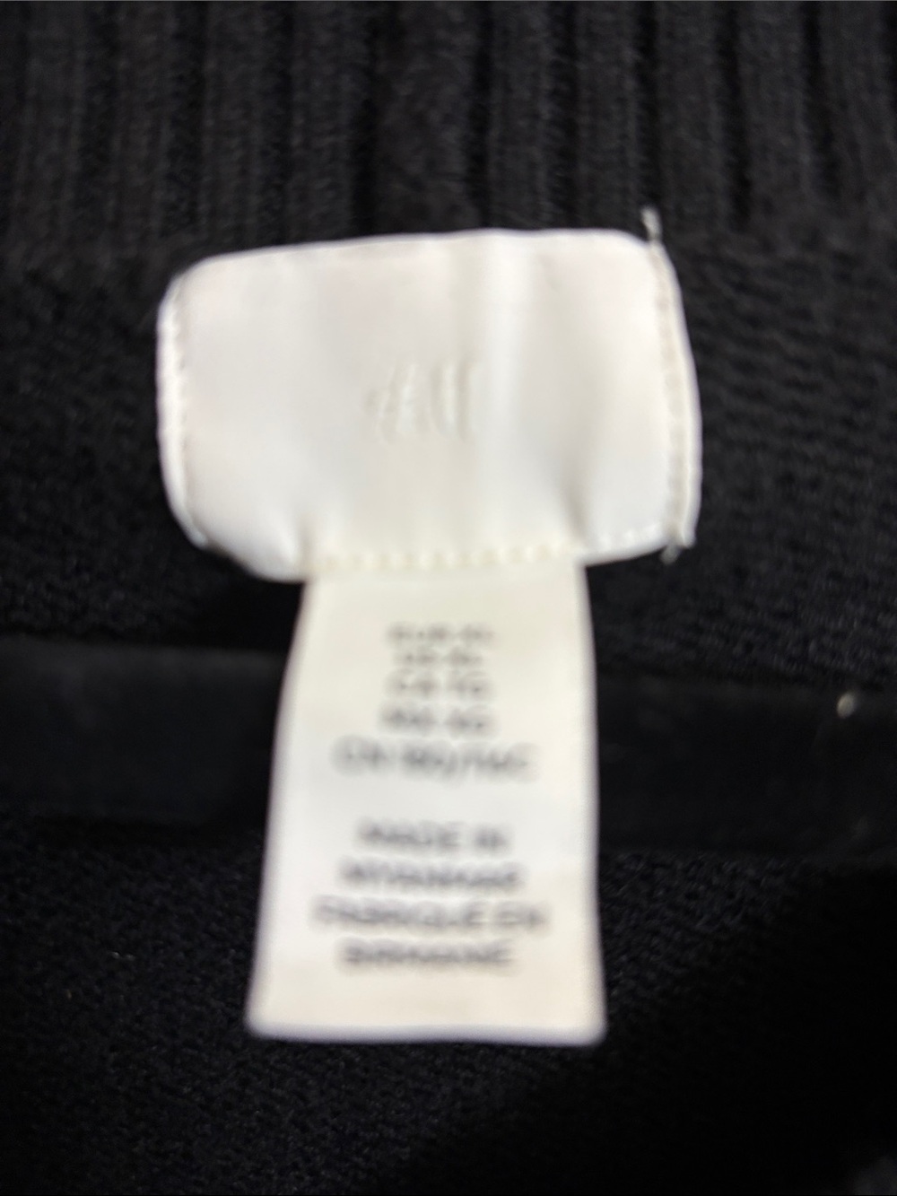 Women’s V-Neck Sweater - Black - Picture 3 of 3